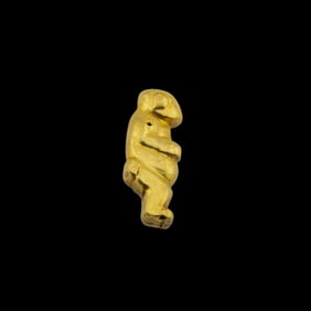 ANCIENT ROMAN GOLD DEPICTING MONKEY FIGURE PENDANT