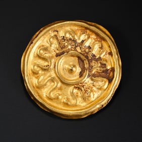 ANCIENT PERSIAN GOLD ORNAMENT DATING FROM 1000 AD OR EARLIER