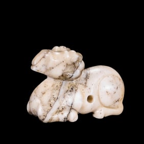 ANCIENT GREEK JADE ANIMAL PENDANT