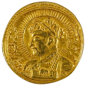 18A PURE COIN OF THE MUGHAL EMPIRE FROM THE 16TH CENTURY OR LATER