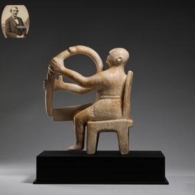 ANCIENT GREEK LIMESTONE SCULPTURES FROM 1500 AD OR EARLIER