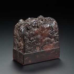 SHOUSHAN STONE SEAL FROM THE QING DYNASTY, CHINA