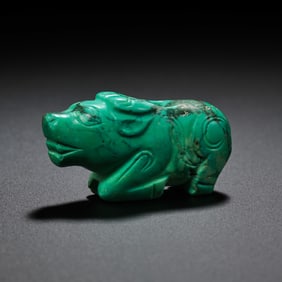 CHINESE HAN DYNASTY TURQUOISE ANIMALS