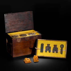 CHINESE QING DYNASTY MULTI-TREASURE BOX