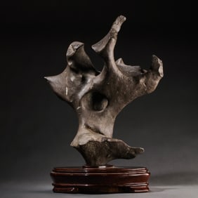 CHINESE QING DYNASTY TAIHU STONE ORNAMENTS