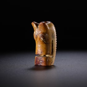 NEOLITHIC LIANGZHU CULTURE JADE DRAGON IN CHINA