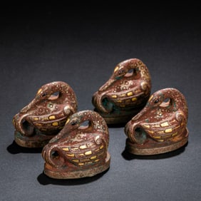 A GROUP OF CHINESE WARRING STATES PERIOD GOLD AND SILVER COINS