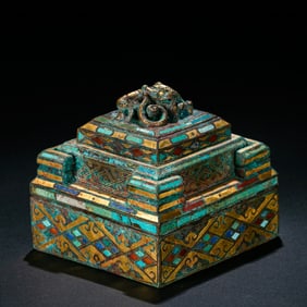 CHINESE WARRING STATES PERIOD GOLD AND SILVER SEAL
