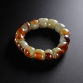 NEOLITHIC CHINA HONGSHAN CULTURE JADE BEADS
