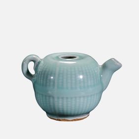 CHINESE SOUTHERN SONG DYNASTY LONGQUAN KILN CELADON GLAZE TEAPOT