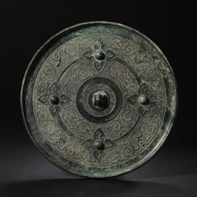 CHINESE HAN DYNASTY BRONZE MIRROR