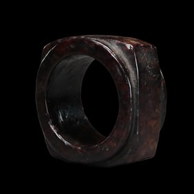 Jade cong from the Han Dynasty, 1st-2nd century AD