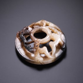 Jade pendant from the Warring States period of China, 2nd century BC.