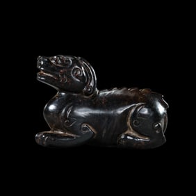 Jade beasts from Hetian, China, dating from the 1st to 2nd centuries AD.