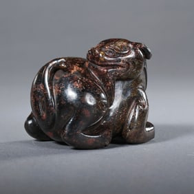 Jade beasts from Hetian, China, dating from the 1st to 2nd centuries AD.