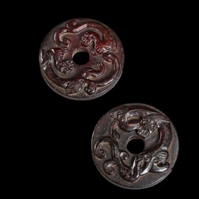 Jade pendants from the Han Dynasty in China, 1st-2nd century AD