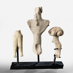 Ancient Near Eastern Pottery Fragments Figures Idols