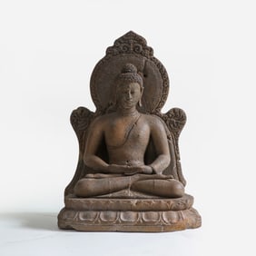 Seated Buddha statues in Southeast Asia, 9th century AD