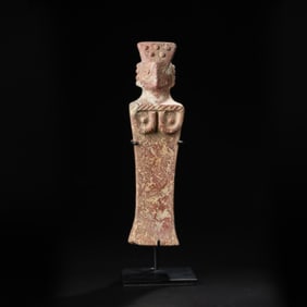 Bactrian Stone Unique Shaped With Both Side Animal Motif Carved Pendant [4.7 x 7.4cm, 50gram]