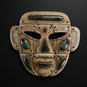 Around 1000 BC, gem-encrusted human face ornaments in Southeast Asia may have been used for ritual