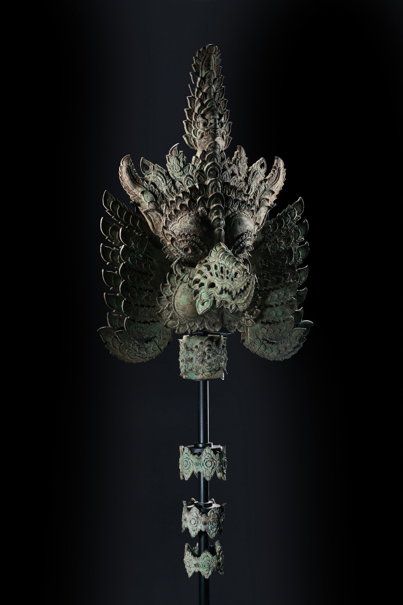 Monumental Southeast Asian Bronze Temple Finial in the Form of Garuda.Circa 15th–17th Century (1 of 18)