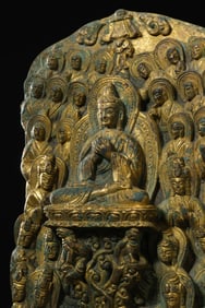 Gilt Bronze Buddha Niche from the Northern Wei Dynasty(386-534)