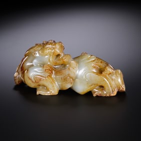 Jade Bixie (mythical beast) from the Han Dynasty, 1st-2nd century AD