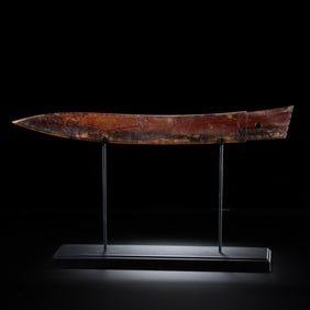 Jade knife from the Western Zhou Dynasty in China, 800-600 BC