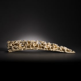 Ivory carvings from the Qing Dynasty in China, 19th century or later