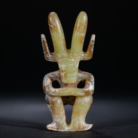 Neolithic period, Hongshan culture topaz sun god statue