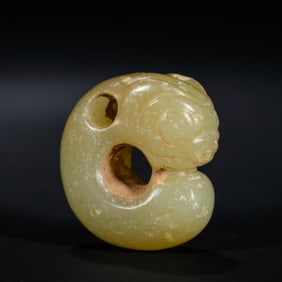 Neolithic period, Hongshan culture yellow jade dragon