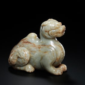 Jade Bixie (mythical beast) from the Han Dynasty, 1st-2nd century AD