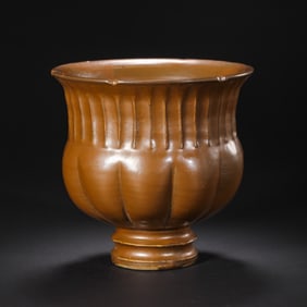 Flower-shaped Zun (wine vessel) from the Song Dynasty in China, 10th-11th centuries AD