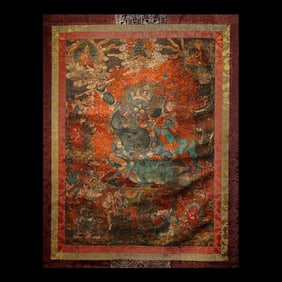 Painted Vajra Thangkas in Tibet, dating from the 15th century onwards