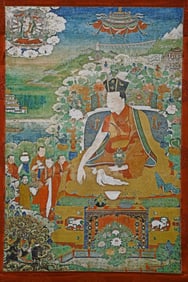 18th-century Tibetan painted Thangka