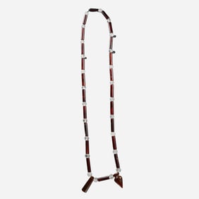 Agate necklace from the Liao Dynasty in China, 10th-11th centuries AD