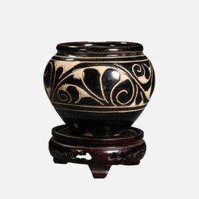 Cizhou ware jars from the Jin Dynasty in China, 11th-12th centuries AD