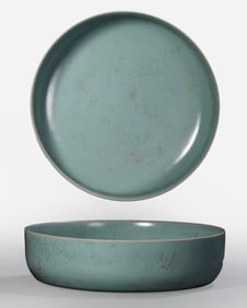 Sky-blue glazed washer from the Song Dynasty in China, 10th-11th century AD