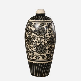 11th-12th century, Cizhou ware plum vase from the Jin Dynasty in China