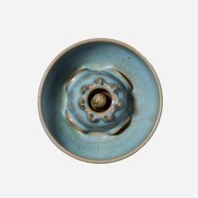 Jun ware tea bowls from the Song Dynasty in China, 10th-11th centuries AD