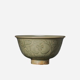 Celadon bowl with carved decoration, Song Dynasty, 10th-11th century AD