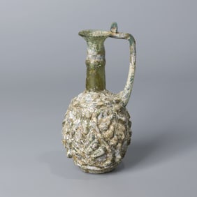 ANCIENT ROMAN GLASS PERFUME BOTTLE