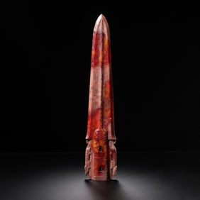 B.C.2JADE SPEAR FROM THE WARRING STATES PERIOD IN CHINA, 16TH CENTURY