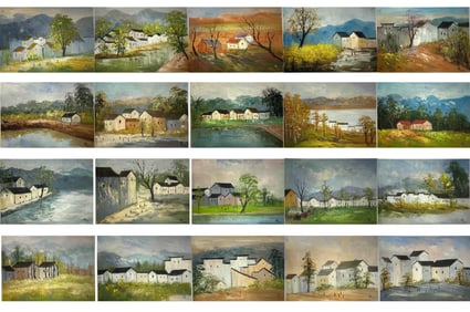 WU GUANZHONG (1919–2010) SKETCHING THE MOTHERLAND: A COLLECTED ALBUM OF TWENTY LANDSCAPES