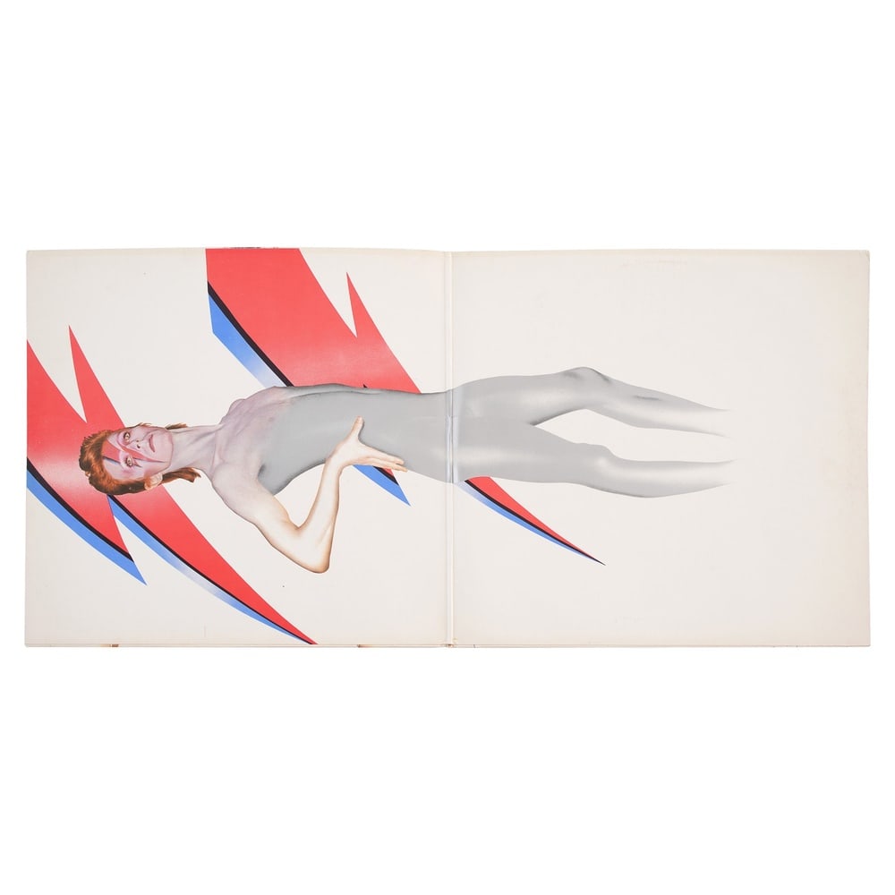 DAVID BOWIE SIGNED "ALADDIN SANE" LP - 3