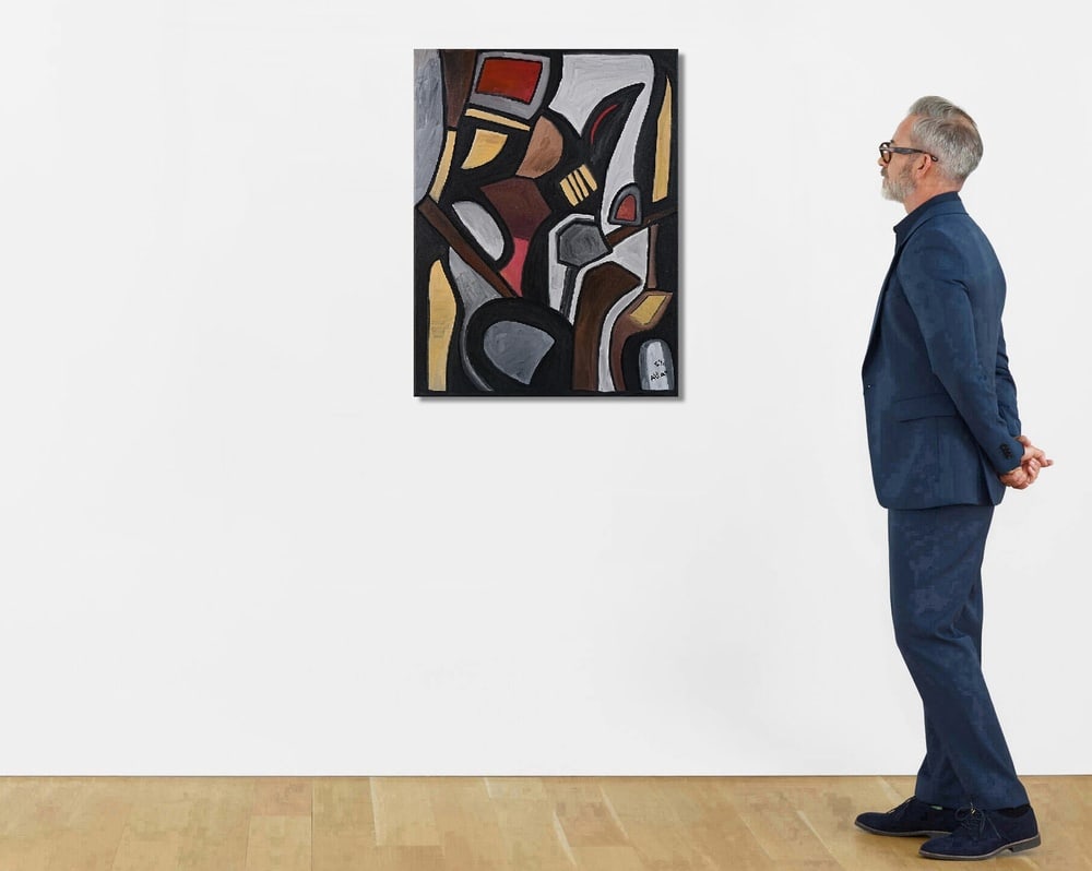 JEAN-MICHEL ATLAN (1913-1960), ATTRIBUTED TO, OIL ON CANVAS - 2