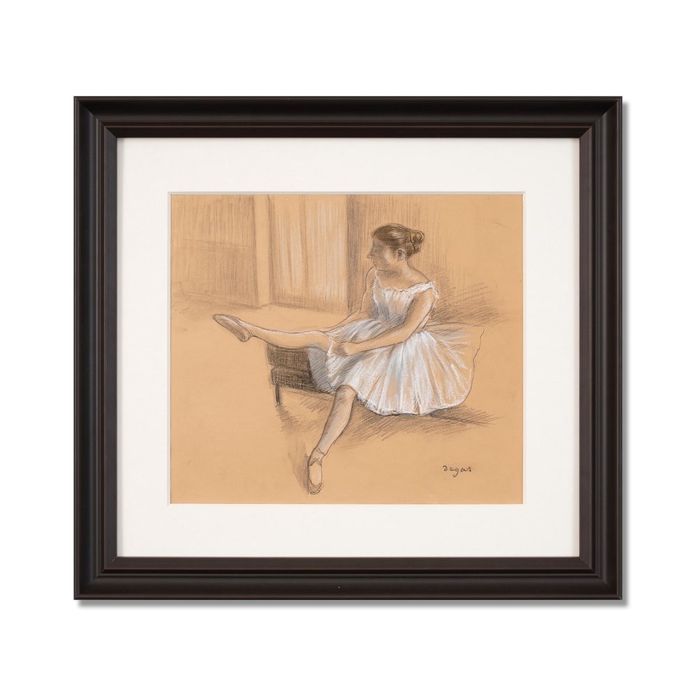 EDGAR DEGAS (1834-1917), ATTRIBUTED TO, PASTEL AND CHARCOAL ON PAPER: Signed (lower right) Image Dimensions: 10 1/2 x 11 3/4 in (26.6 x 29.9 cm) Framed Dimensions: 16 1/2 x 17 3/4 in (42 x 45.2 cm) This painting comes with COA. Edgar Degas stands as one of the most