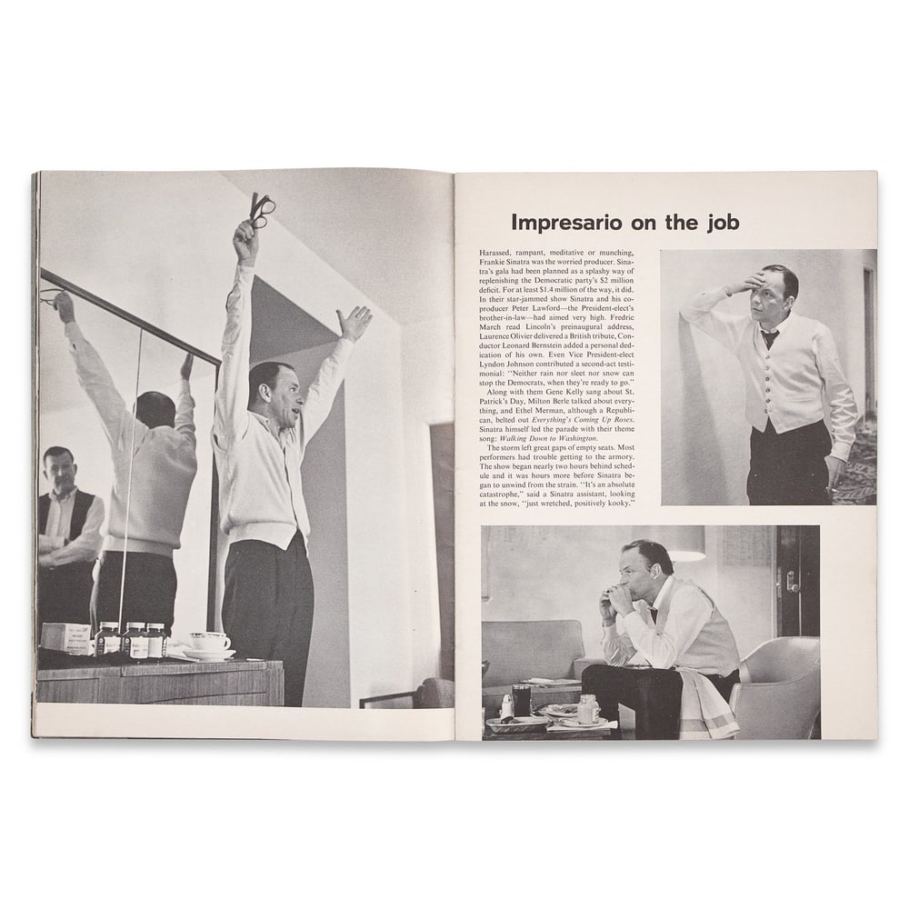 JOHN F. KENNEDY SIGNED LIFE "INAUGURAL SPECTACLE" SOUVENIR EDITION (1961) - 3