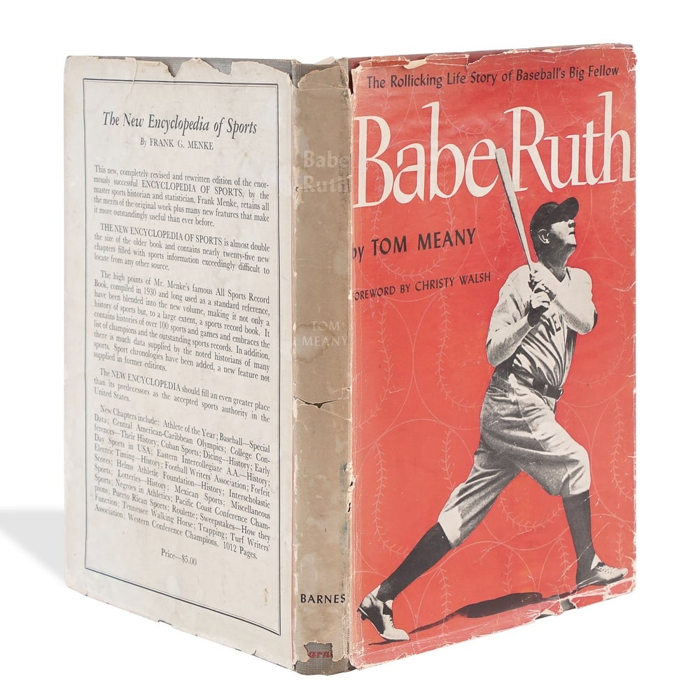 BABE RUTH SIGNED "BABE RUTH: THE BIG MOMENTS OF THE BIG FELLOW" FIRST EDITION - 5