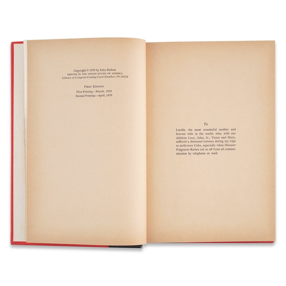 FIDEL CASTRO SIGNED "FIDEL CASTRO: REBEL-LIBERATOR OR DICTATOR?" FIRST EDITION - 4